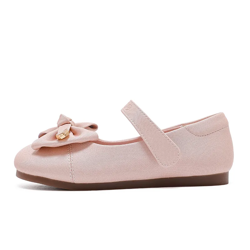 Детские кожаные кроссовки low top с абразивостойкой поддержкой BOBDOG, светло-розовый