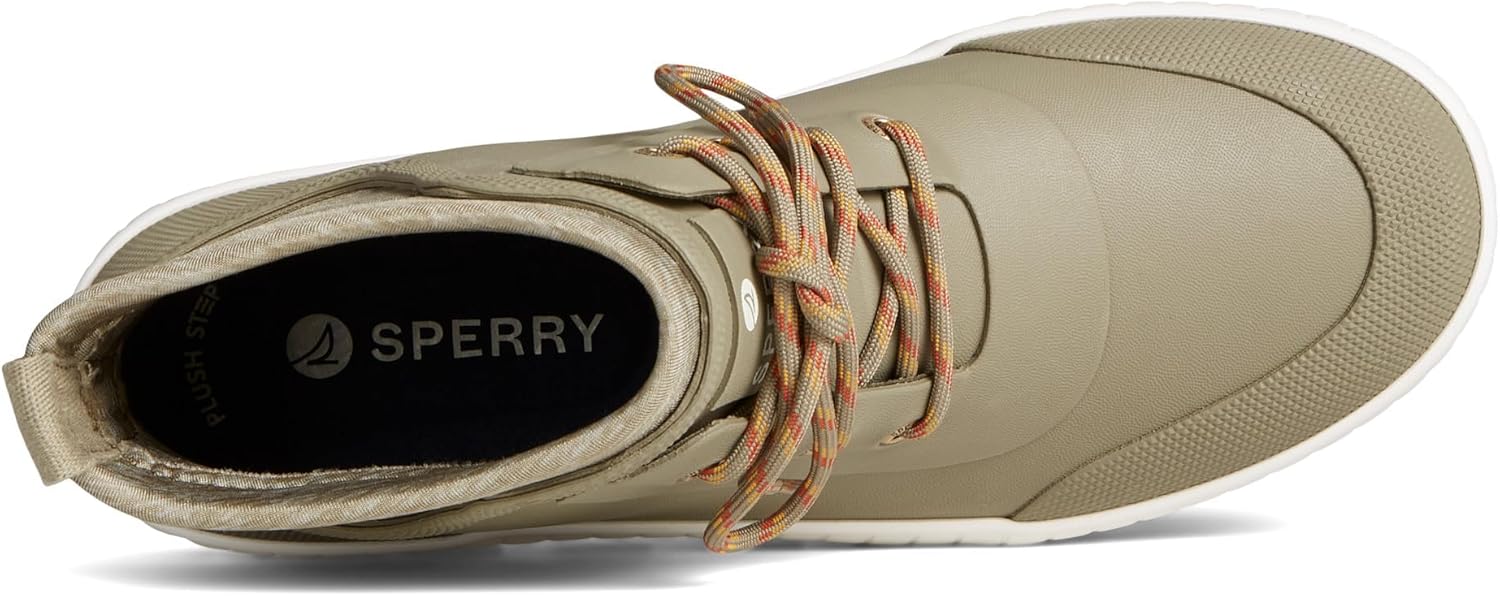 Мужские дождевые ботинки Sperry Torrent с шнуровкой, зеленый — фото 2