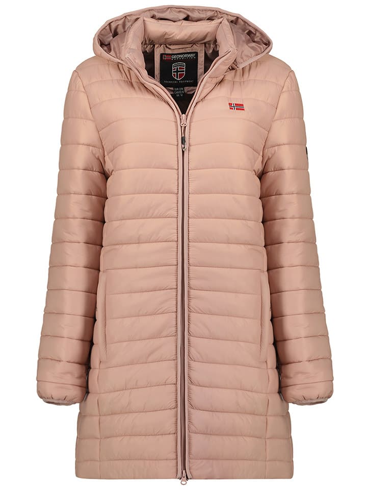 

Стеганое пальто Geographical Norway, старый розовый
