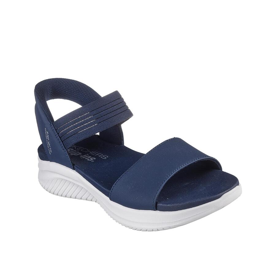 Сандалии женские Skechers Slip-ins Ultra Flex 3.0 Summerville СИНИЕ — фото 2