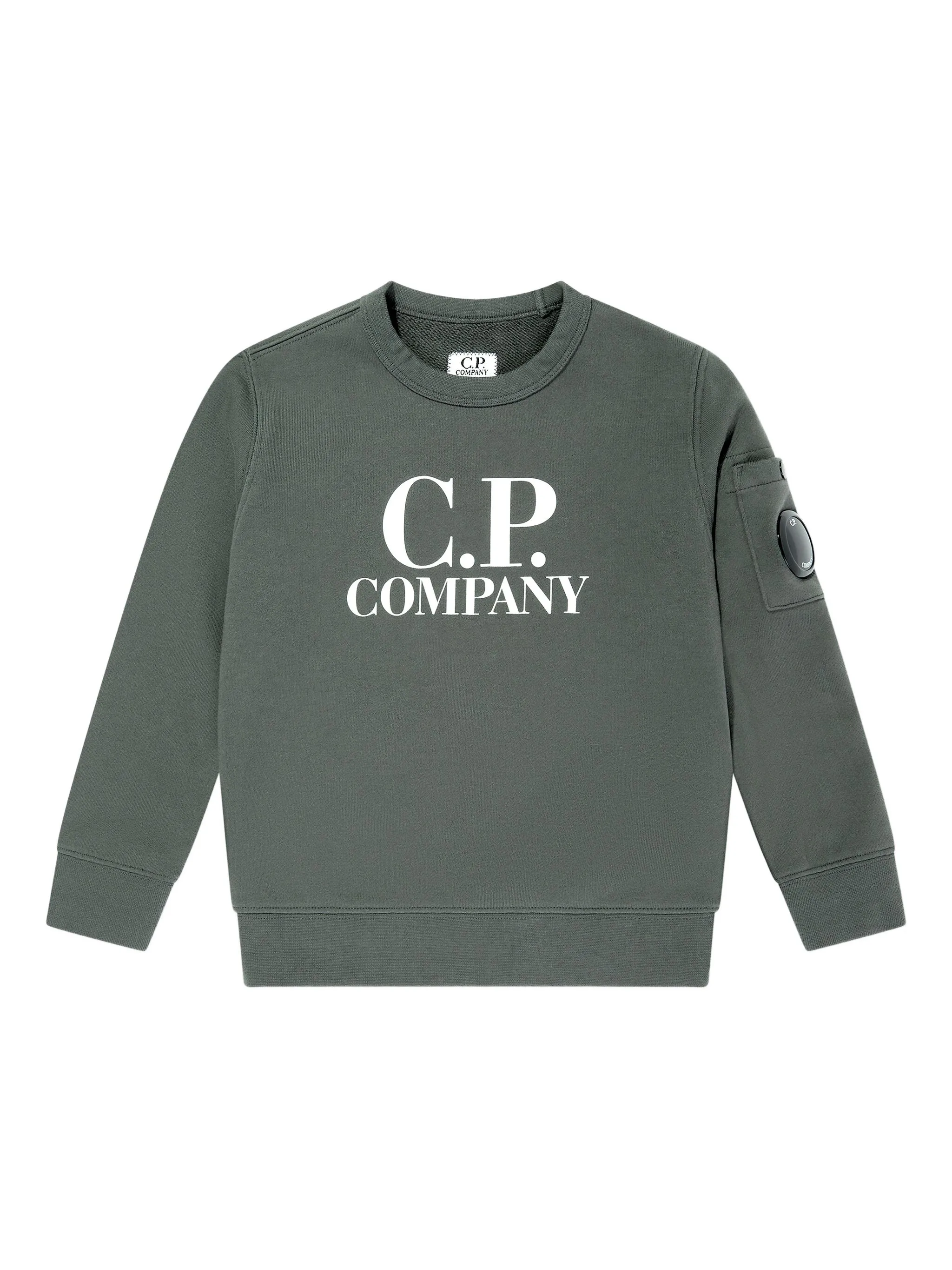 

Толстовка с логотипом C.P. Company Kids, зеленый