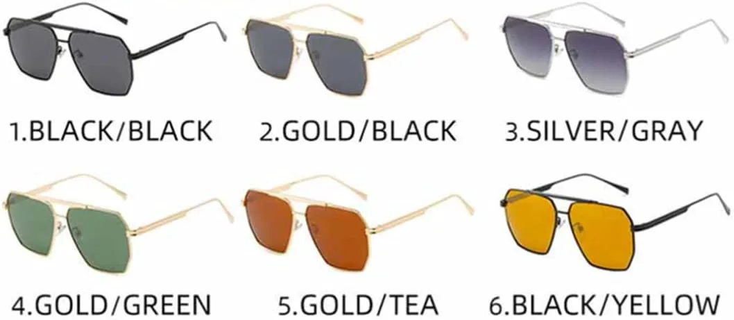 

Большие поляризованные солнцезащитные очки для женщин, металлические солнцезащитные очки с защитой от УФ-излучения UV400 для мужчин, винтажные TOIPASTN, Black Gray