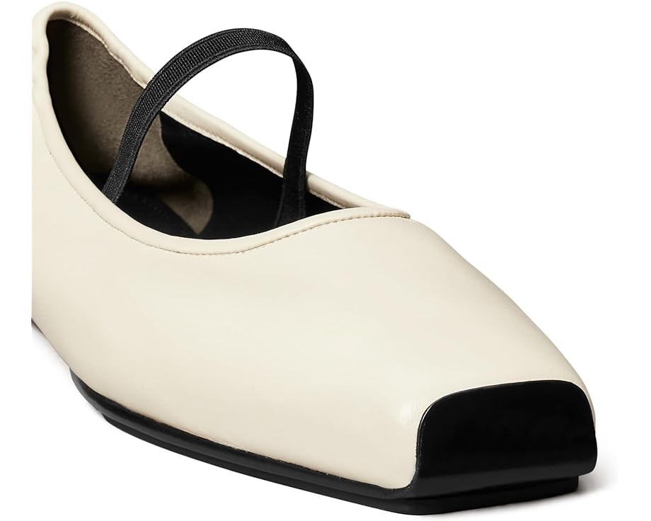 Туфли на плоской подошве Tory Burch Mary Jane Ballet, цвет New Ivory/Perfect Black — фото 4