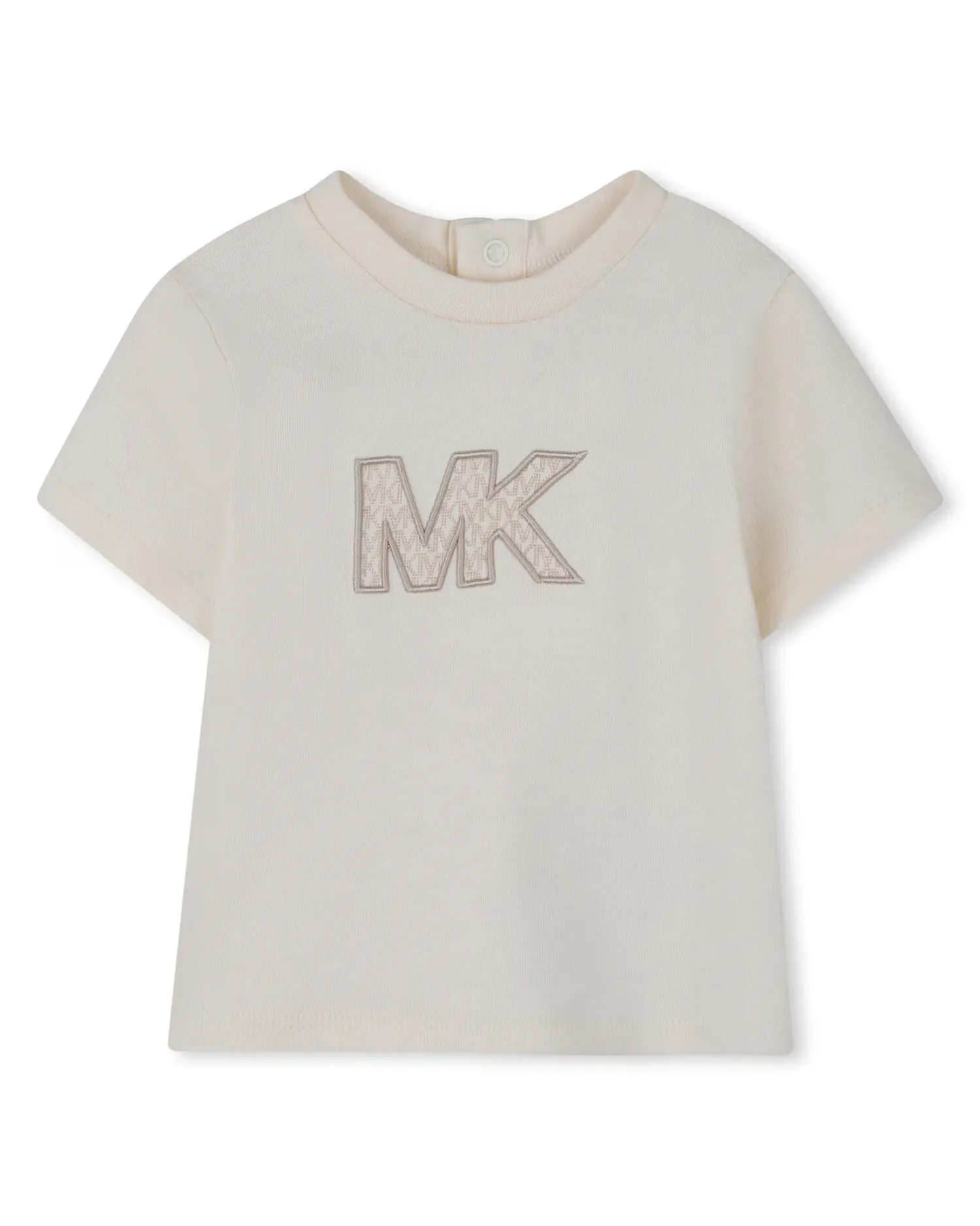 Комплект для девочки с короткими рукавами, однотонный, из полиэстера Michael Kors, Natural — фото 2
