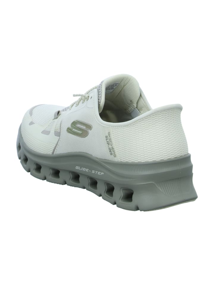 Skechers Спортивные лоферы бежевого цвета — фото 3