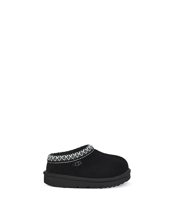 Замшевые тапочки Tasman II унисекс - для малышей Ugg, черный — фото 2
