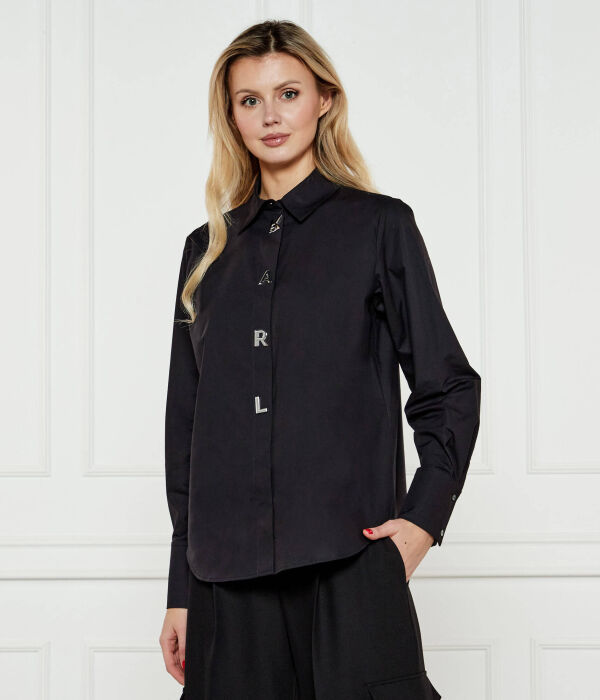 

Рубашка Regular fit Karl Lagerfeld, черный