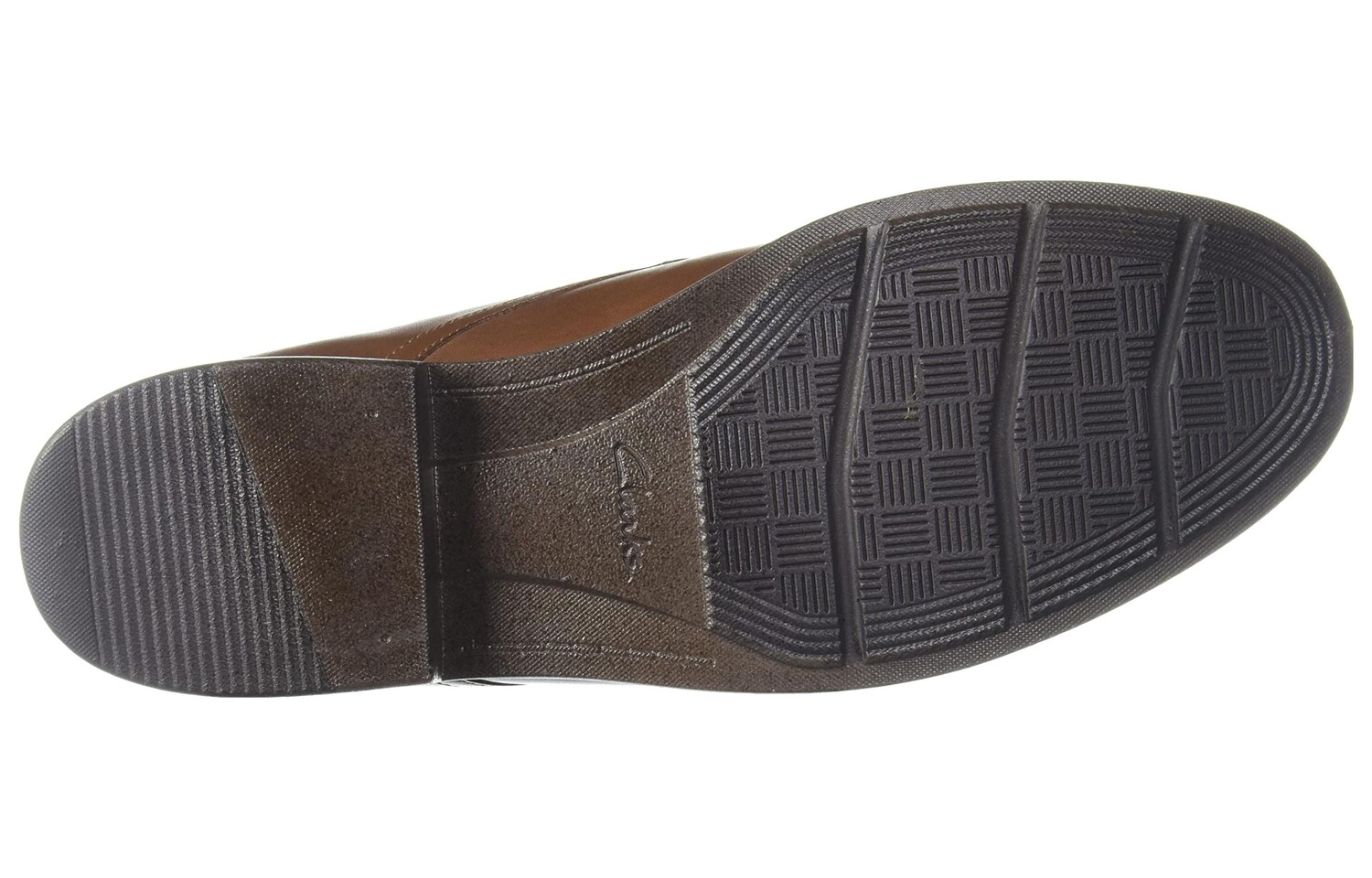 Туфли мужские низкие коричневые Clarks — фото 4