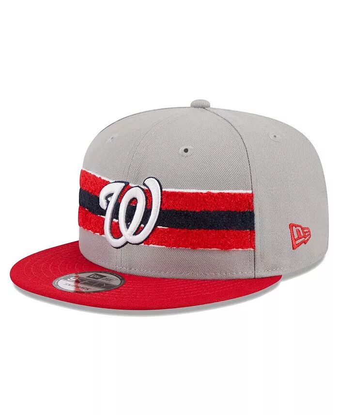 

Мужская серо-красная бейсболка Washington Nationals Band 9FIFTY Snapback New Era, серый