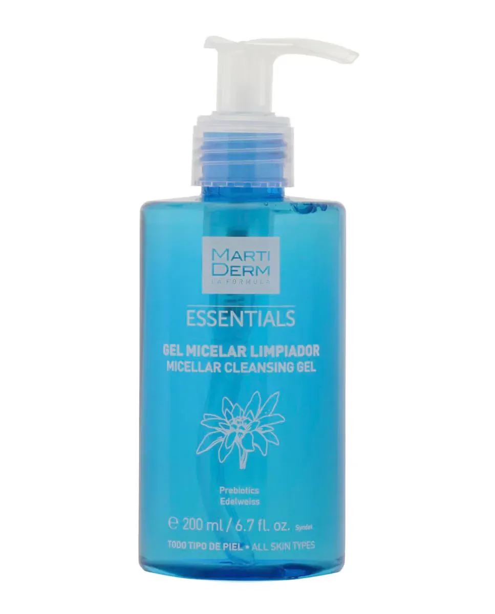 Мицеллярная вода MartiDerm — Мицеллярный очищающий гель Essentials
