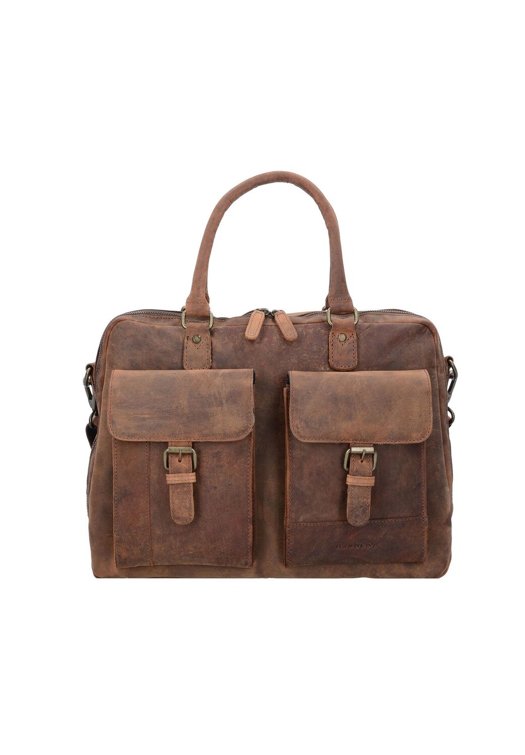 

Кожаный портфель Antic Collection 40 см с отделением для ноутбука HAROLD'S, цвет Natur
