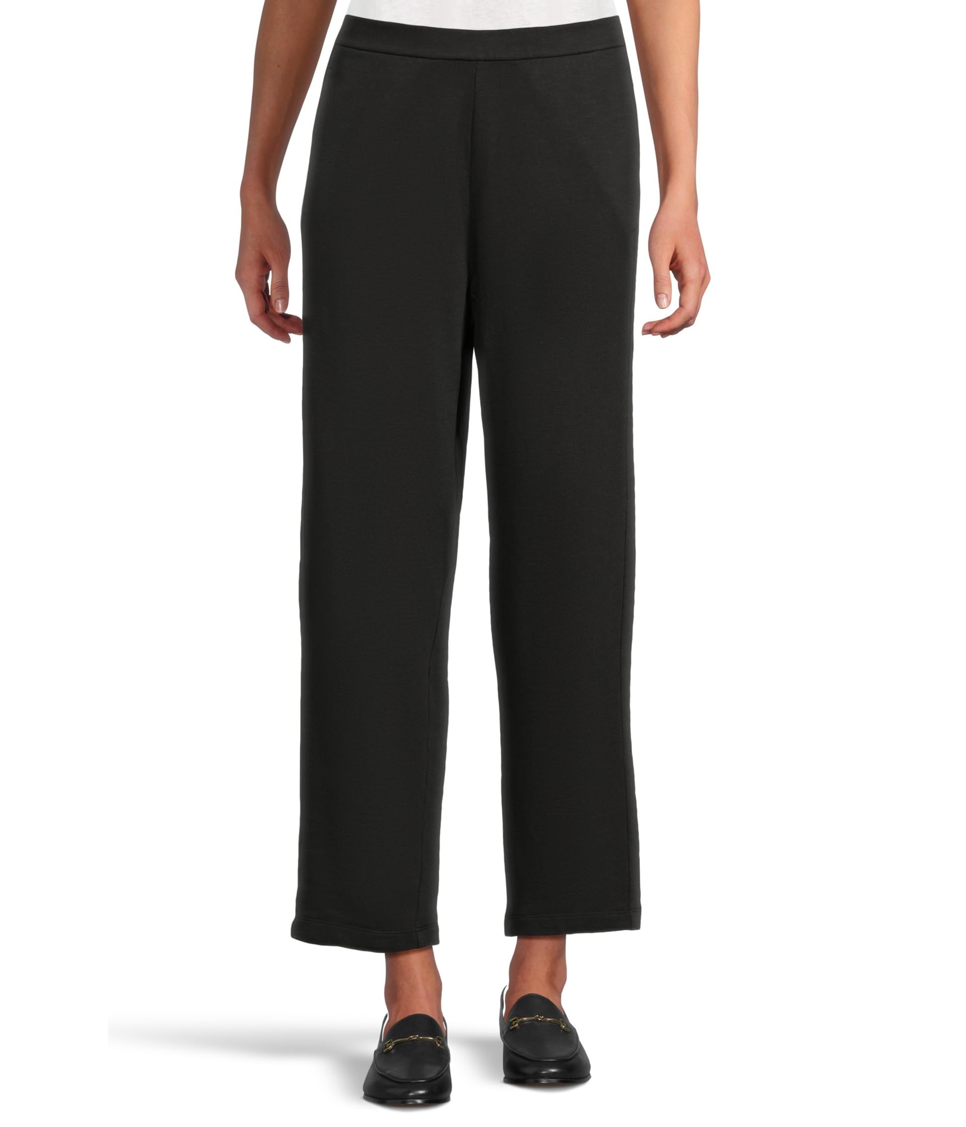 

Брюки Eileen Fisher Garment Dyed Terry Slouch Ankle Pant, черный