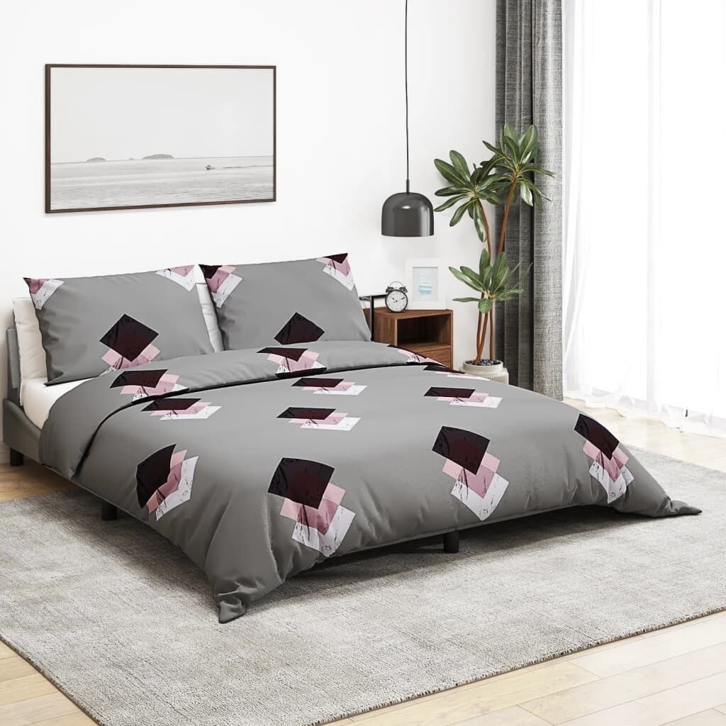

Комплект постельного белья серый 135х200 см хлопок DKD HOME DECOR