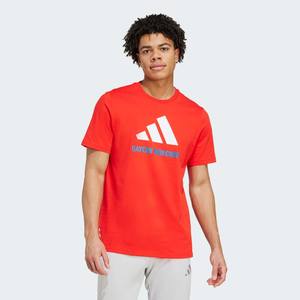 

Футболка Adidas FC Bayern Seasonal Graphic Tee, цвет Red/White