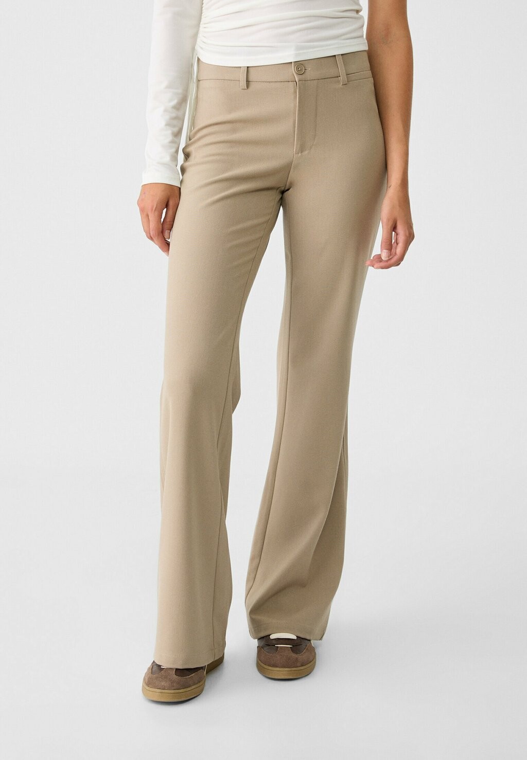 

Брюки FORMAL BELL BOTTOM Stradivarius, цвет Mottled Light Brown
