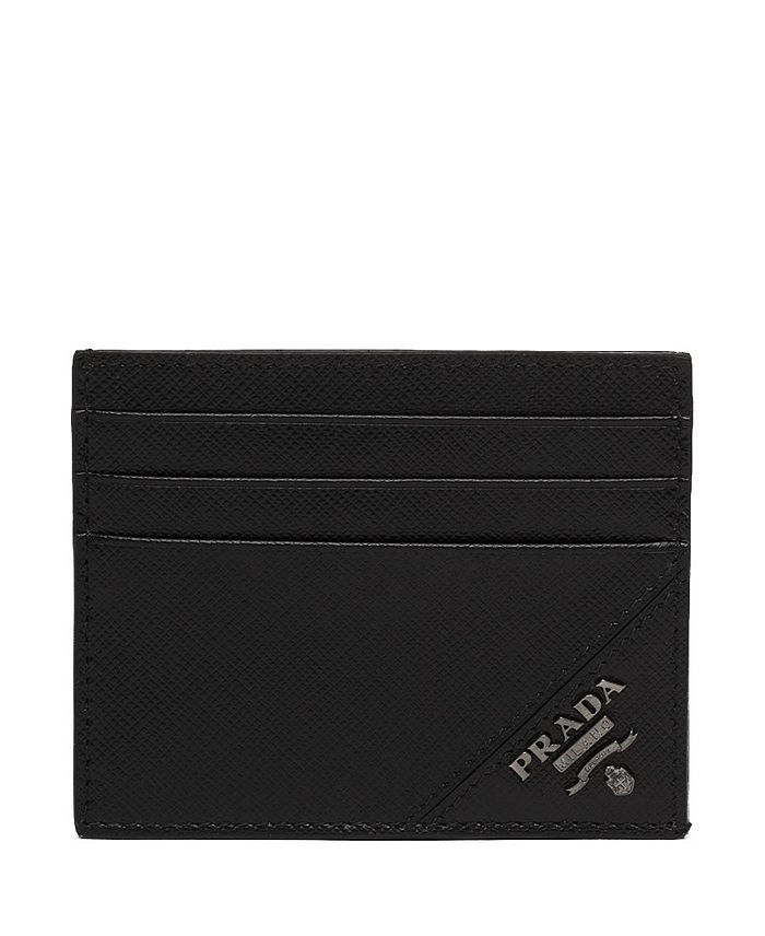 

Картхолдер из кожи Saffiano Prada, черный