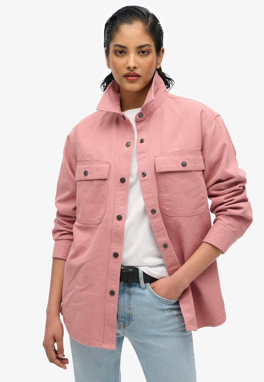 

Куртка межсезонная Superdry, розовый