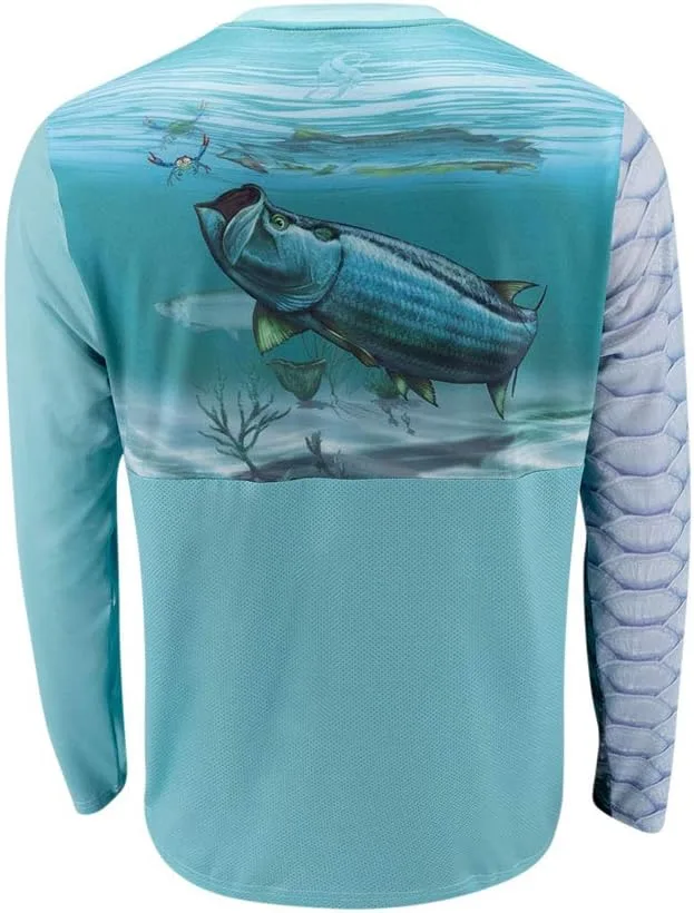 

Salty Scales Tarpon Gen 2 мужская рыболовная рубашка, UPF