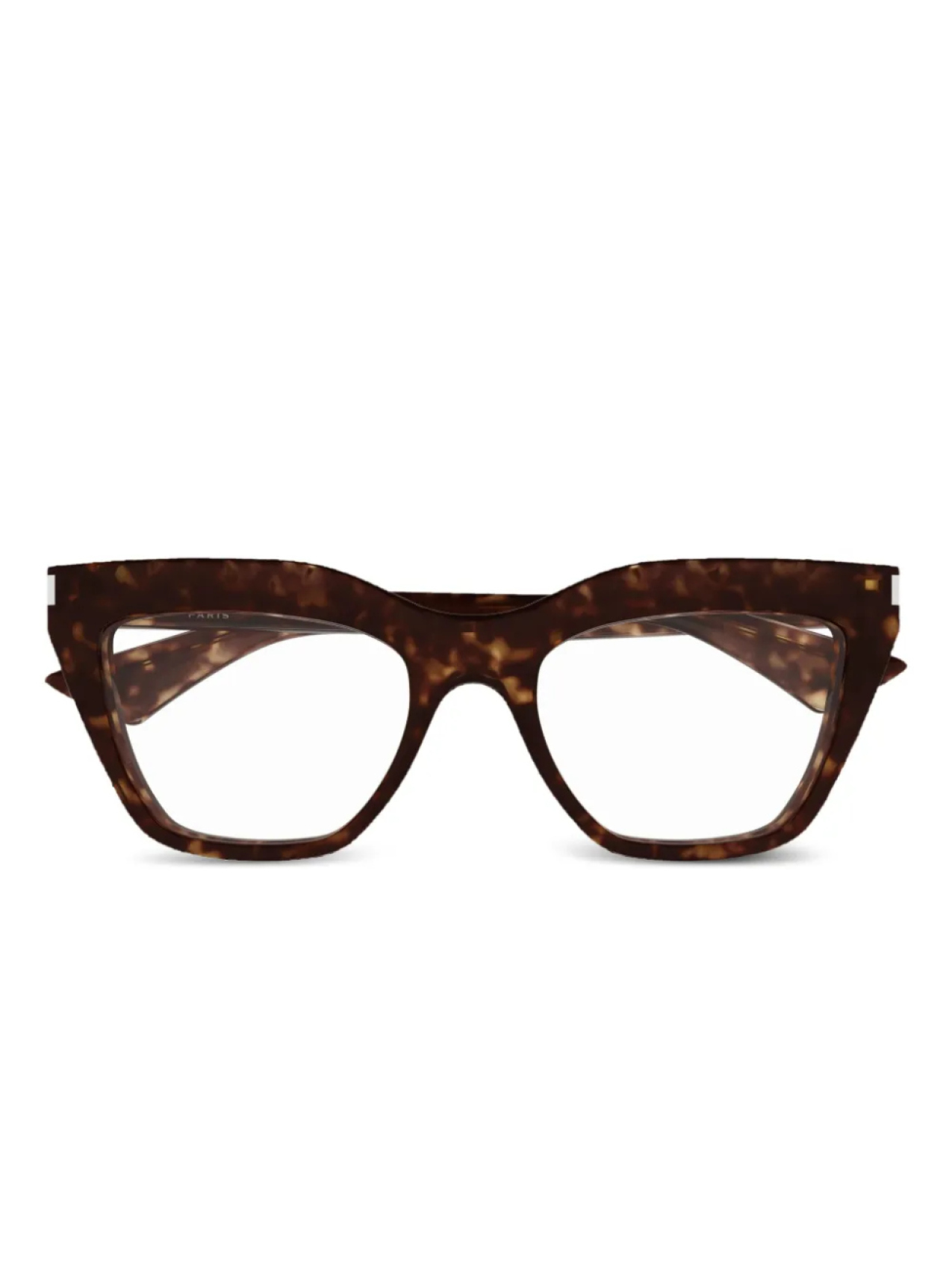 

Saint Laurent Eyewear square-frame очки, коричневый