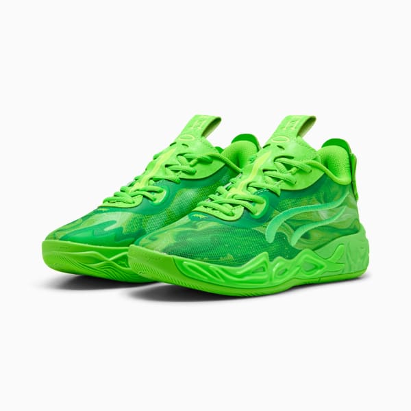 Баскетбольные кроссовки для больших детей Puma X Lamelo Ball Mb.04 Lo Team, зеленый — фото 2