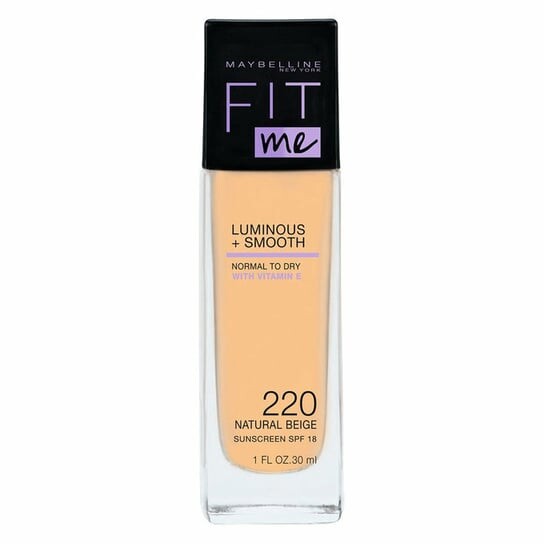 

Осветляющая основа для лица 220 Natural Beige, 30 мл Maybelline, Fit Me Luminous + Smooth Foundation