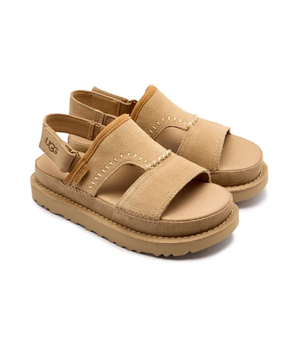 Сандалии Goldenstar из регенерированной кожи Ugg, бежевый — фото 3