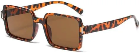 

Солнцезащитные очки 2027 года для женщин, квадратные солнцезащитные очки для мужчин, винтажные женские солнцезащитные очки с защитой от УФ-излучения UV400 MTZJH, Leo