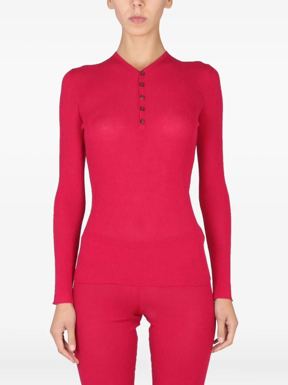 

Кнопочный вязаный свитер Dsquared2, розовый