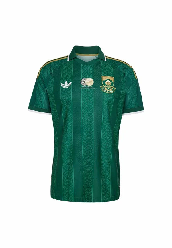 Футболка Adidas Performance South Africa 26 Away Authentic National Team Wear, темно-зеленый — фото 3