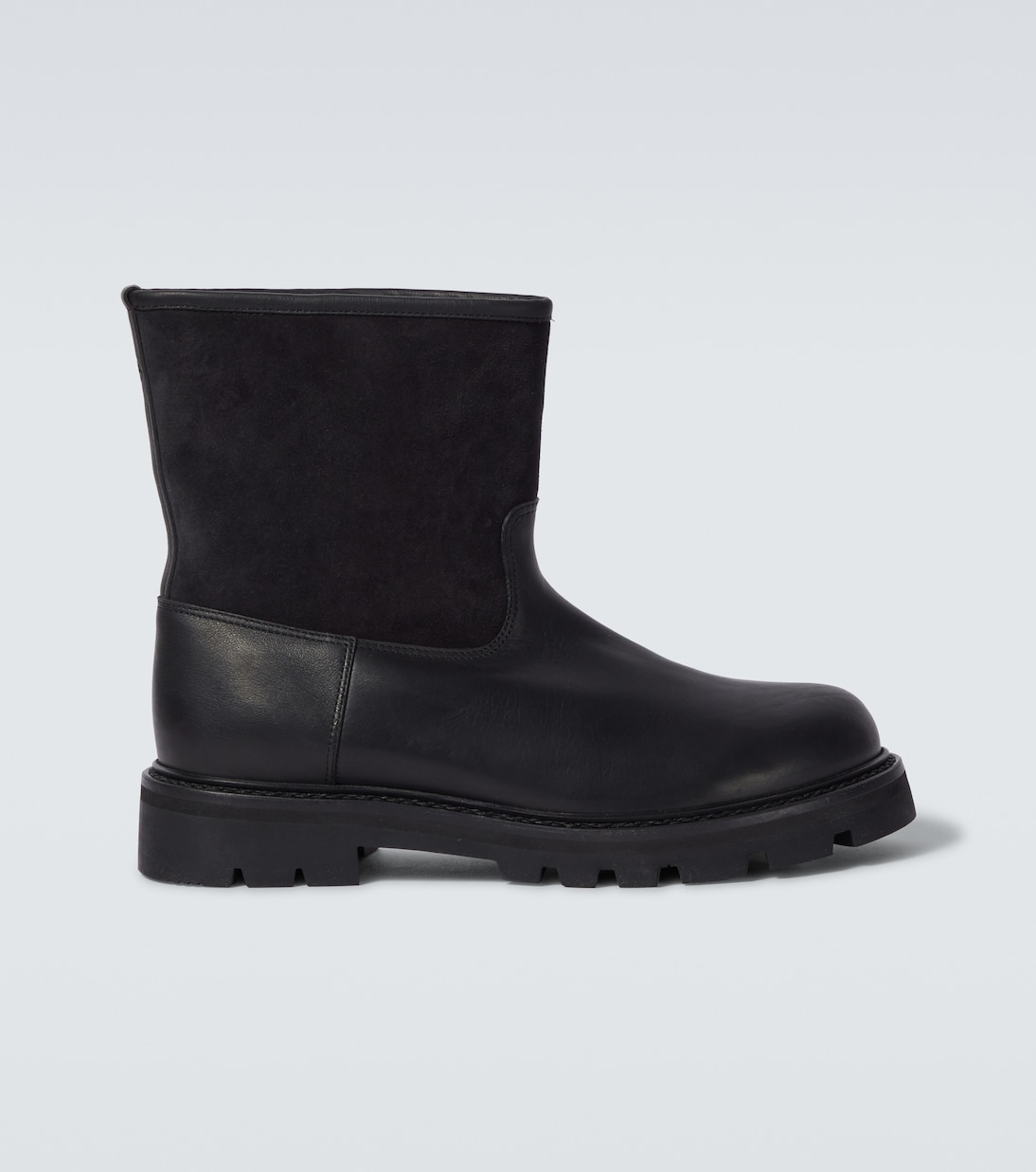 

Ботинки Suilven Walk из замши и кожи Loro Piana, черный