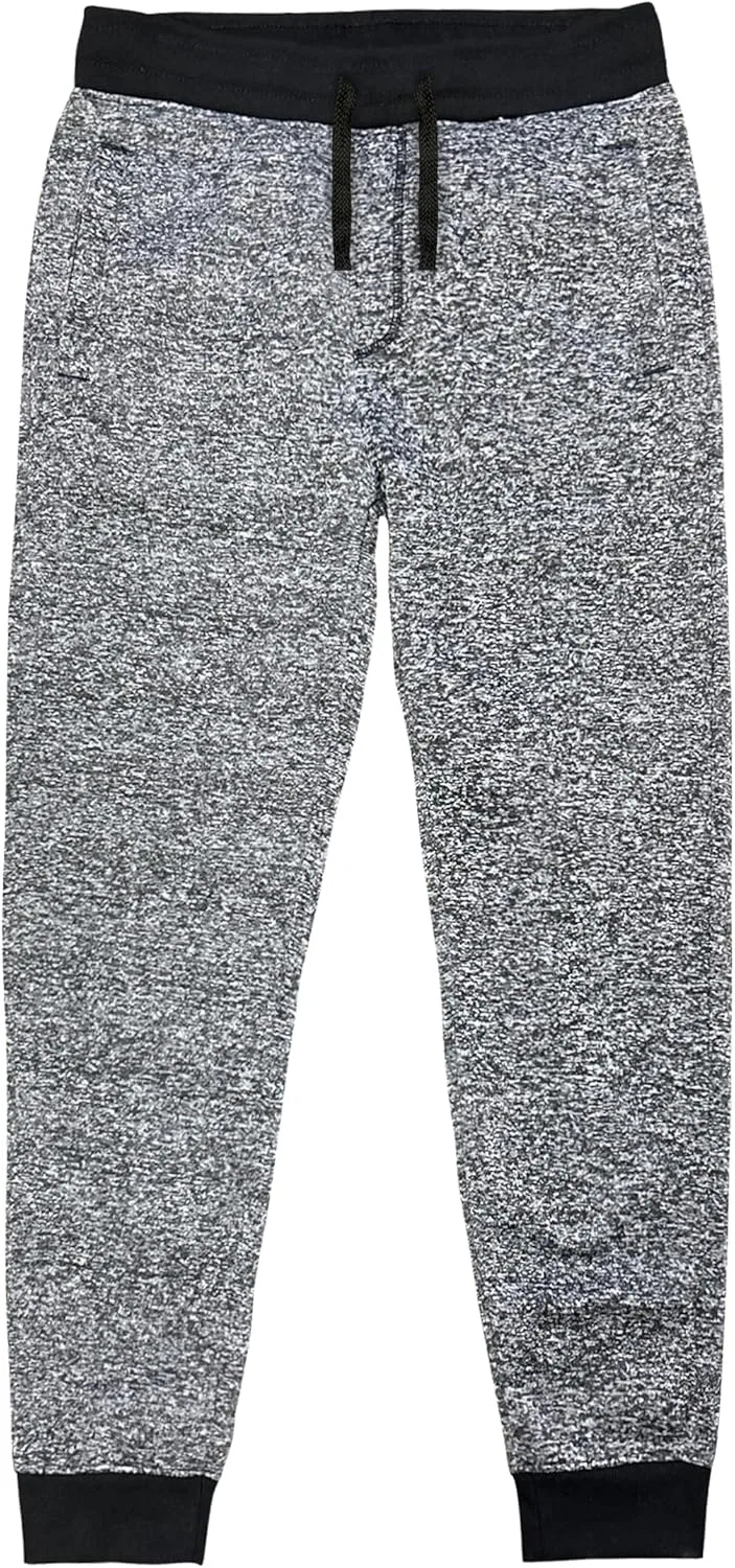 Спортивные брюки Southpole для мальчиков из флиса Active Basic, Marled Black(New/Logo Patch)