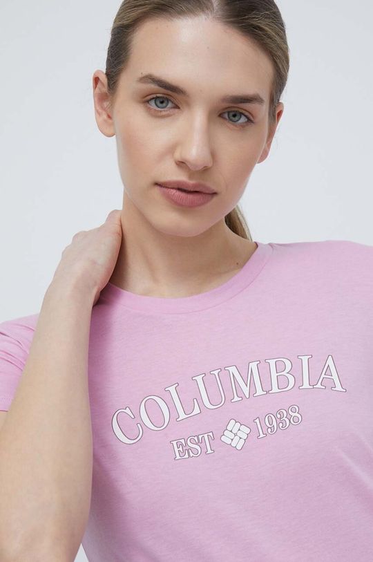 

Трек футболка Columbia, розовый