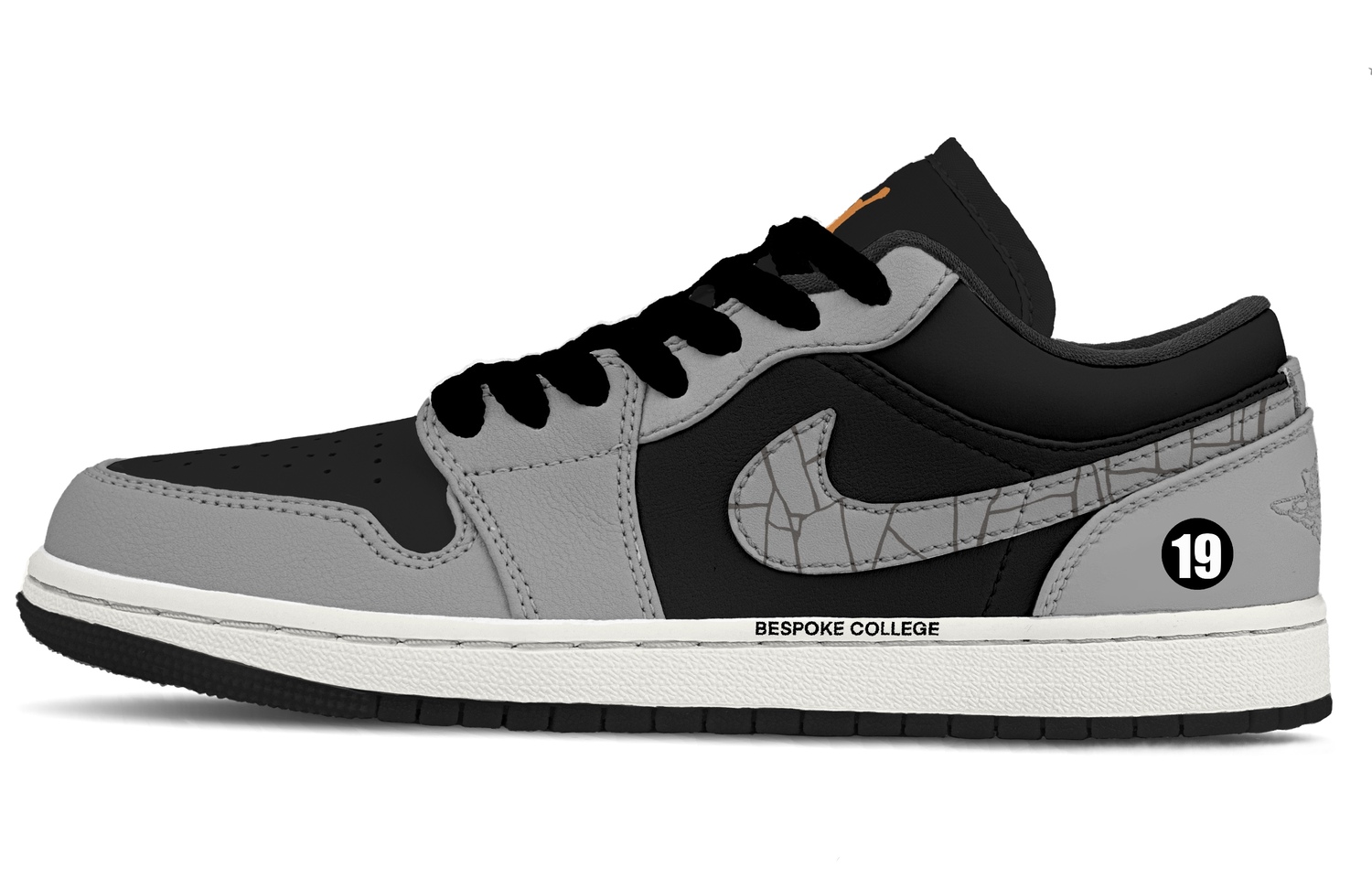 

Jordan Кроссовки Air 1 Cool Rock Abrasion Resistant Low top Vintage Basketball Shoes Unisex Black Gray