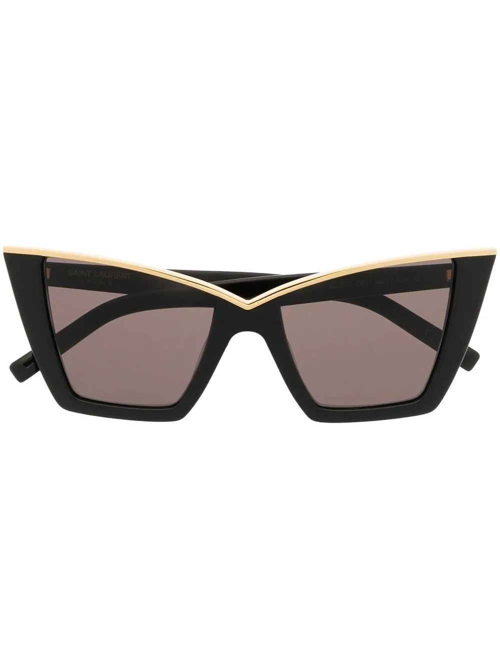 

Солнцезащитные очки SL 570 Saint Laurent Eyewear, черный