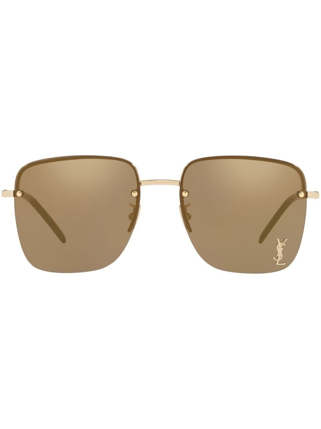 

Saint Laurent Eyewear солнцезащитные очки Monogram SL312M, черный