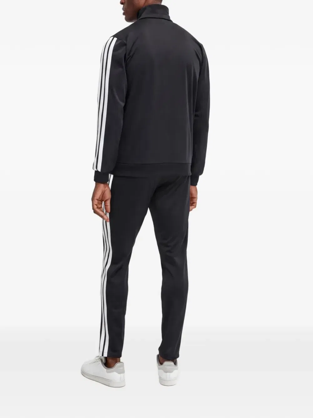 Спортивный костюм с деталью в виде логотипа Adidas, черный — фото 3