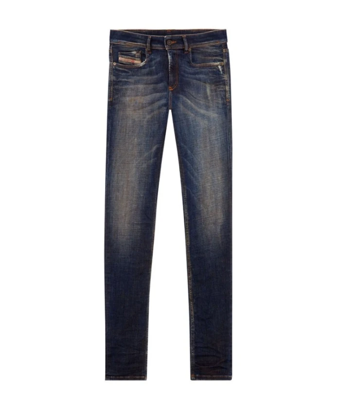 

Джинсы с пятью карманами, модель Sleenker 1979 года, мужские. Diesel, синий