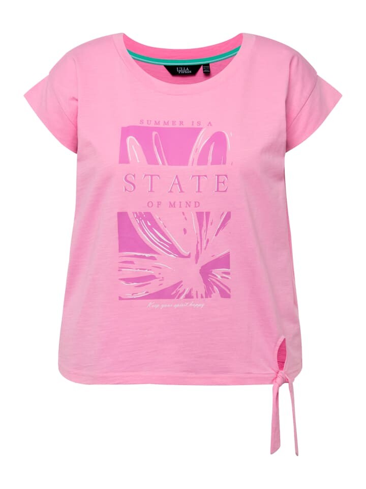 

Футболка Ulla Popken Strick Top, цвет hell pink