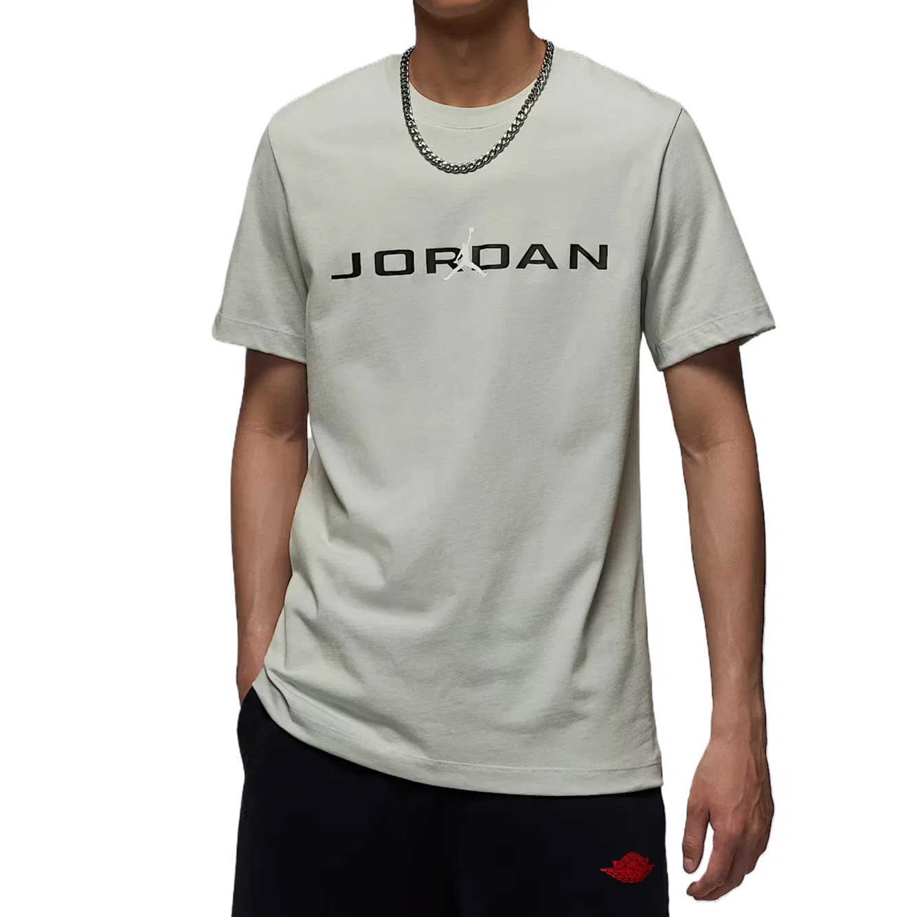 Футболка с логотипом Jordan, Light Silver