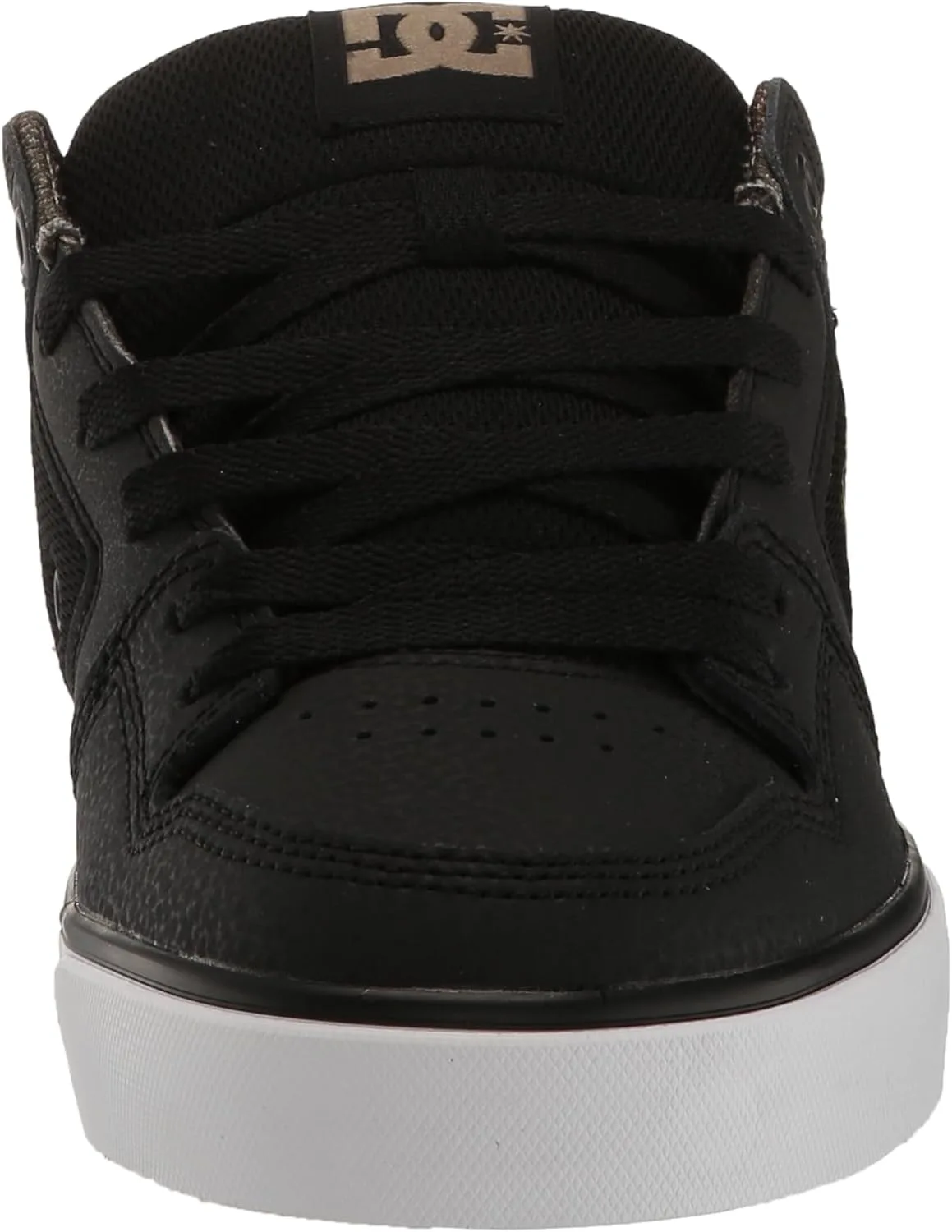 Мужские кожаные туфли из натуральной кожи Dc Shoes, черный/зеленый — фото 2