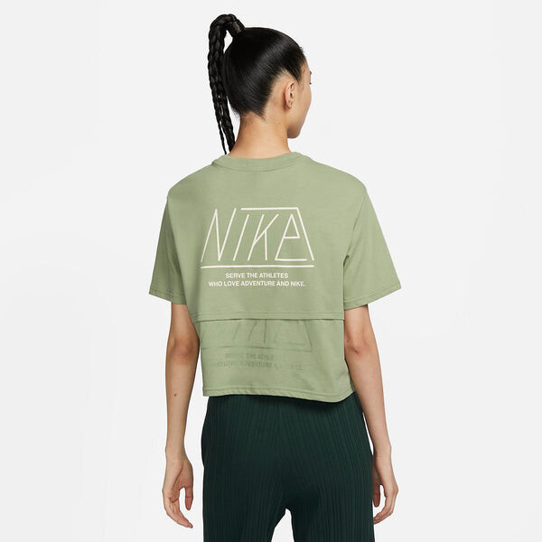 Футболка как w nsw ss top gcel Nike, зеленый — фото 4