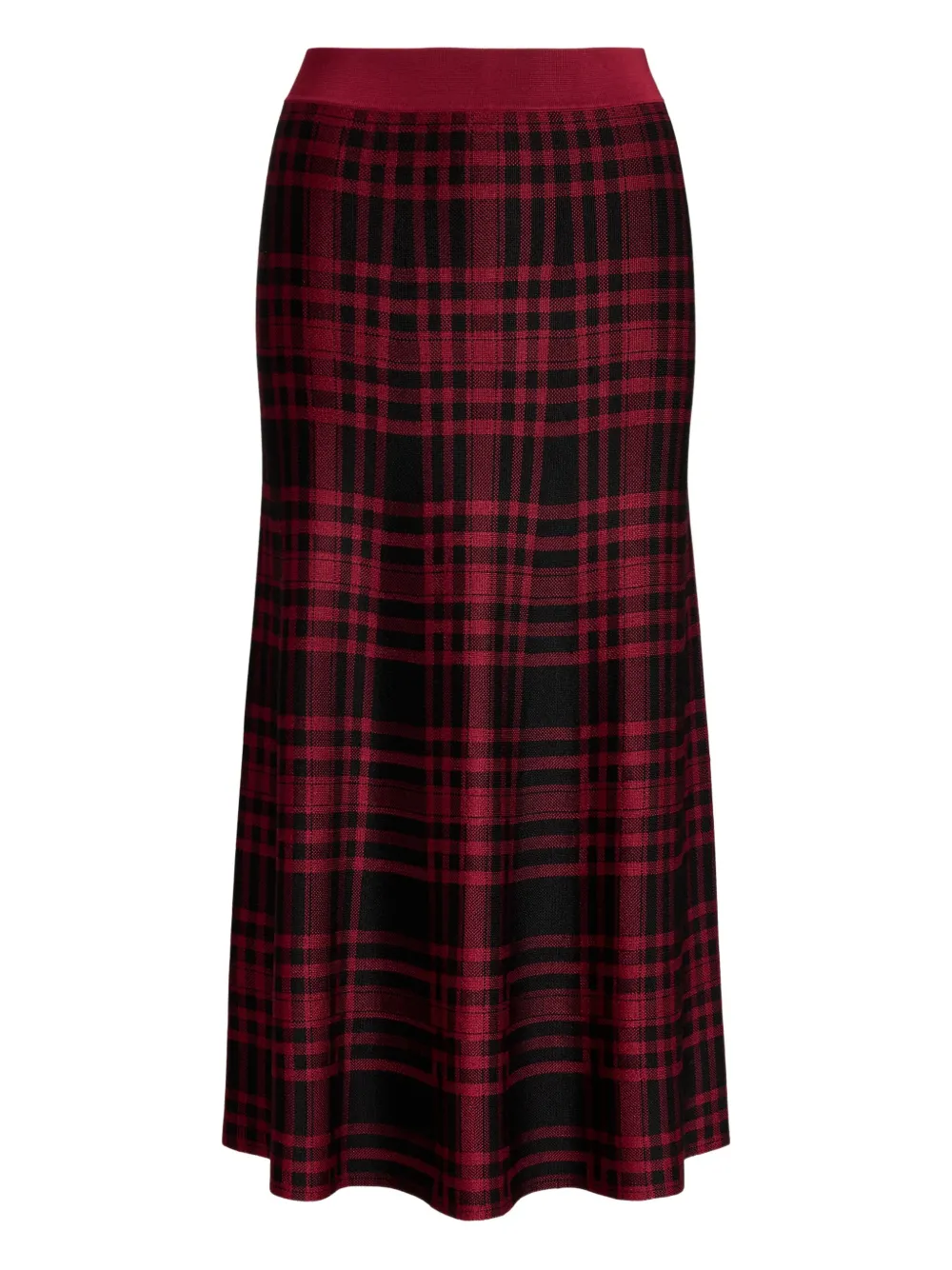 

Юбка в клетку силуэта "А-силуэт" POLO RALPH LAUREN, красный