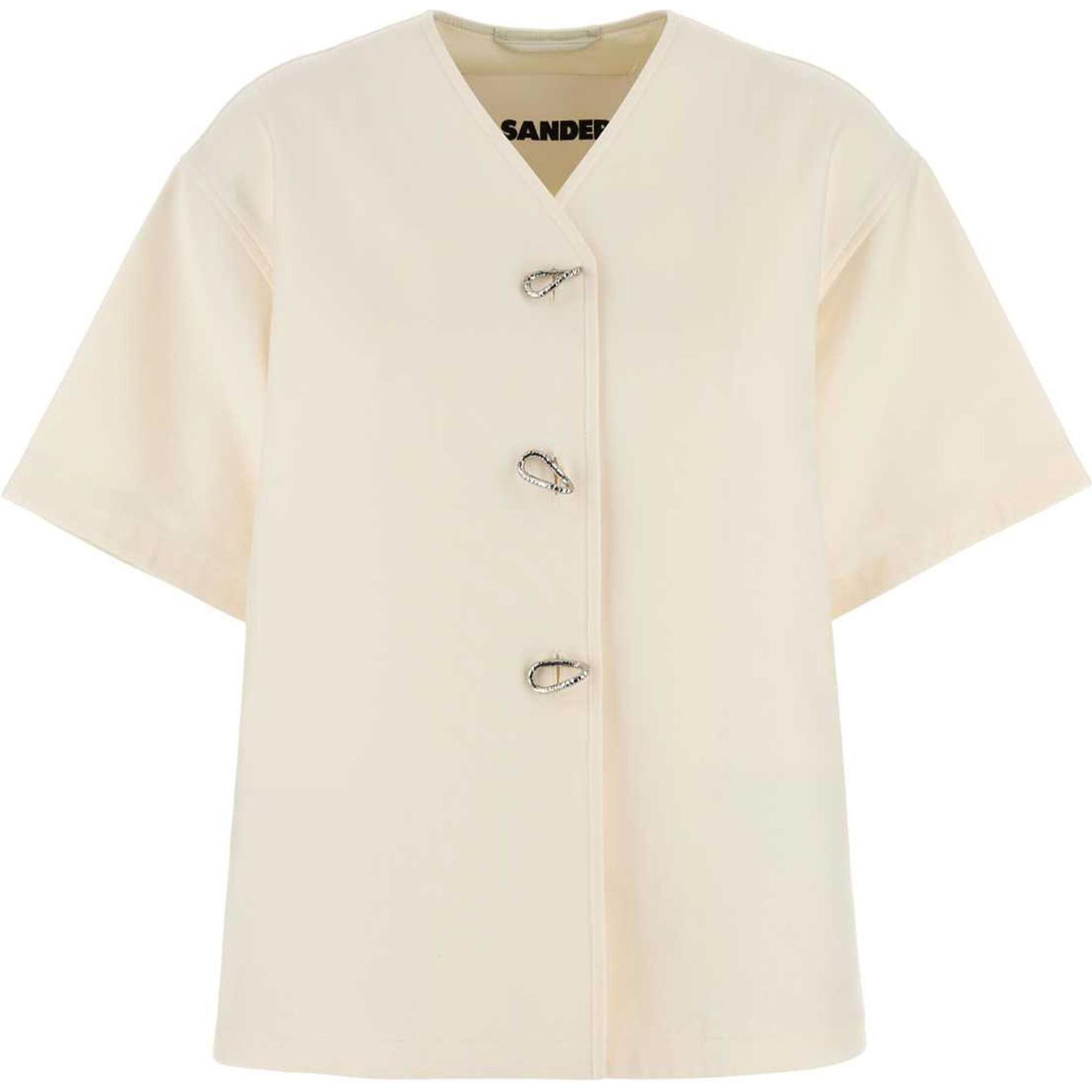 Рубашка Short Sleeve Overshirt JIL SANDER, белый
