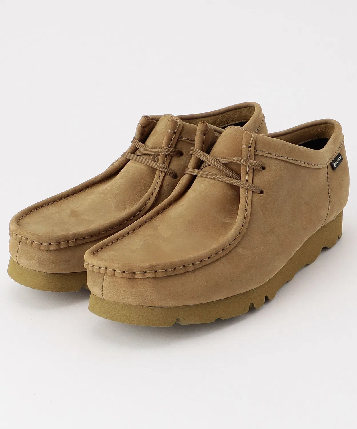 Кроссовки Wallabee GTX Clarks на шнуровке, верблюжий