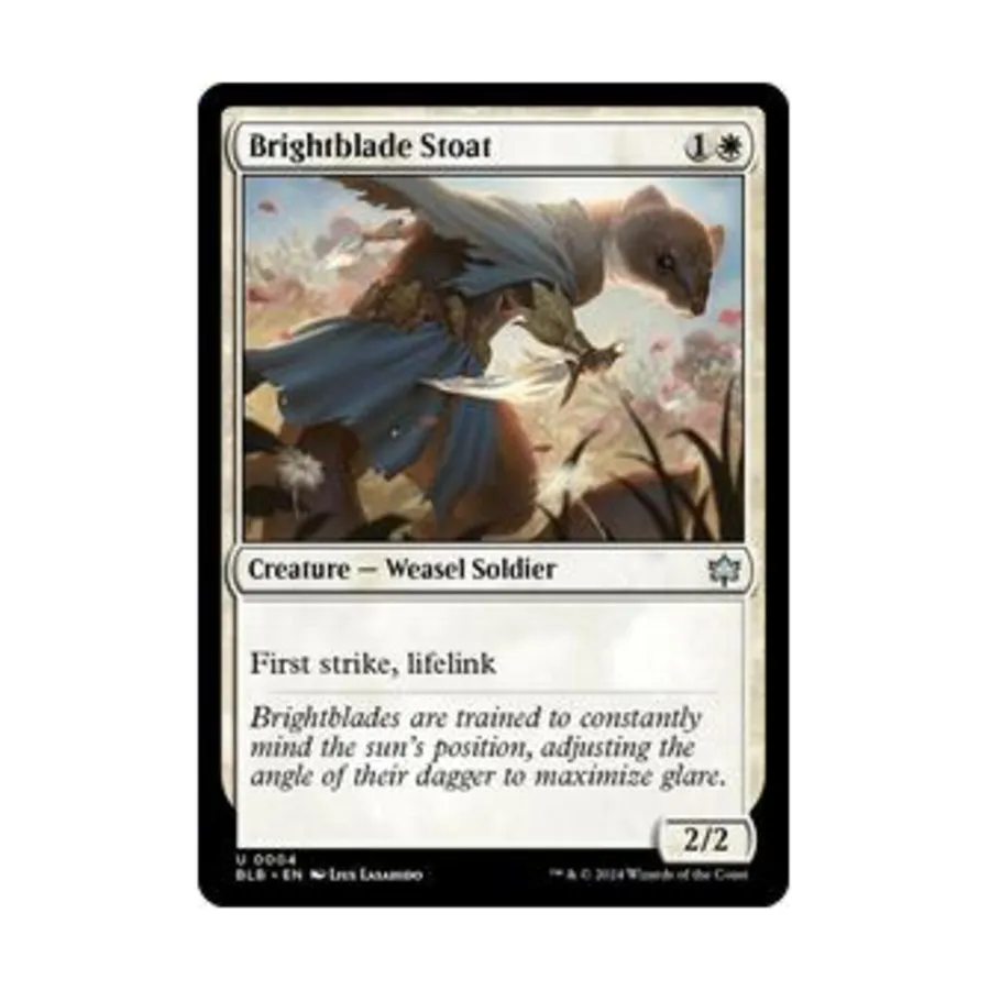 

CCG Яркий горностай (U), MTG - Bloomburrow