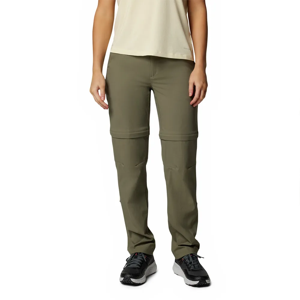 

Брюки Columbia Leslie Falls convertible, зеленый