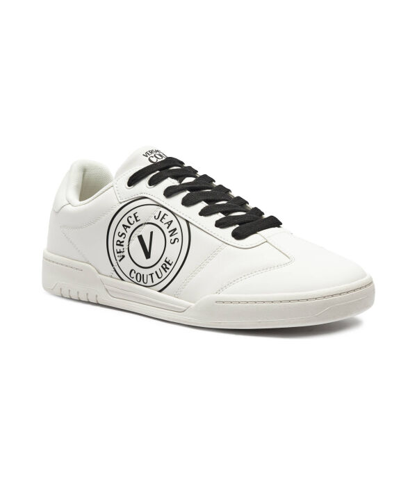 

Кожаные кроссовки Versace Jeans Couture, белый