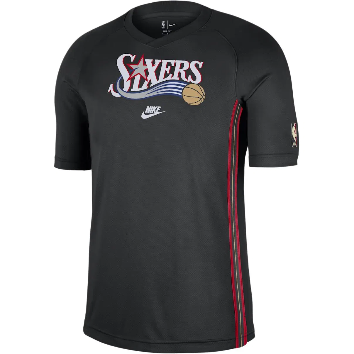Футболка Philadelphia 76ers Hardwood Classics Nike черная