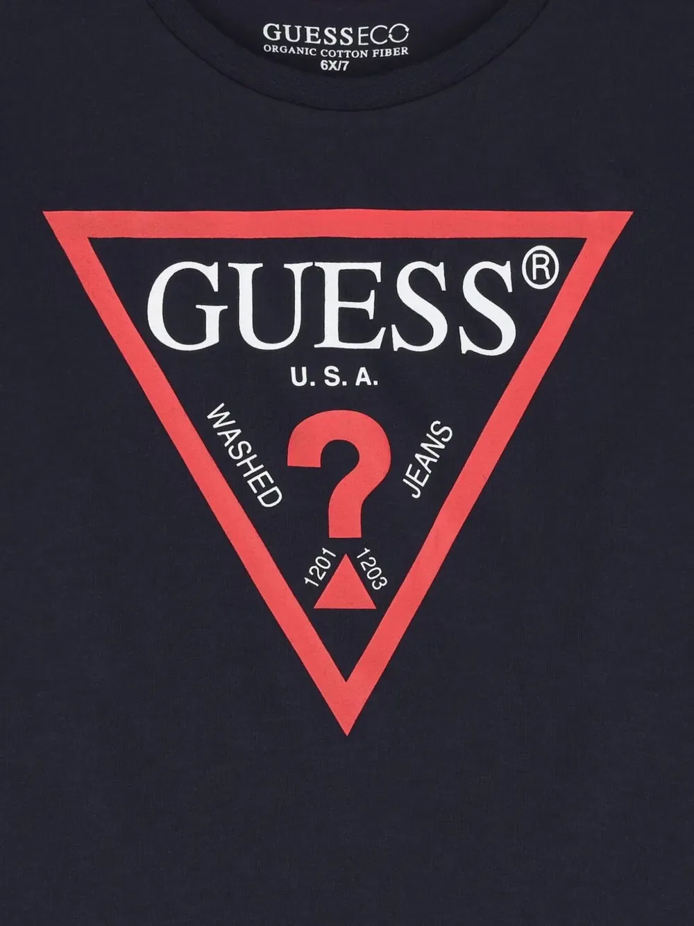 Футболка с графическим принтом Guess Kids, синий — фото 3