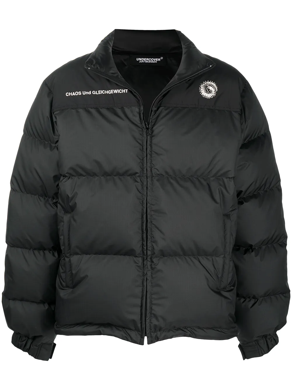 

Пуховик с надписью Undercover, черный